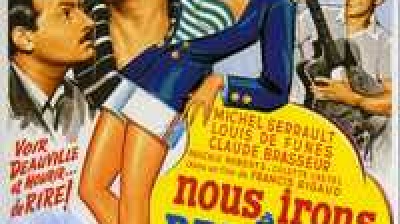 Nous irons à Deauville - Louis de Funès - Michel Serrault (1962) NB.