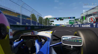 Subjetiva Jacques Villeneuve Williams - Albert Park