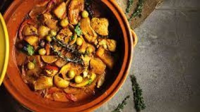 Tajine de jarret de veau olives et citrons confits