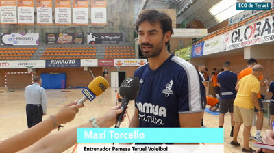 DECLARACIONES INICO ENTRENAMIENTOS PAMESA TERUEL VOLEIBOL