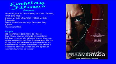 Fragmentado (2017) #  Terror, Suspense