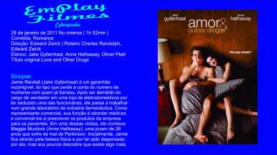 Amor e Outras Drogas (2010) # Romance