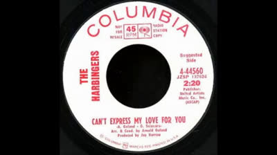 Harbingers (1968) - Can't Express My Love For You