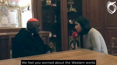 «Europa ha perdido sus raíces, y un árbol sin raíces MUERE. Está siendo invadida por otras culturas y pueblos, que progresivamente dominarán por su número y cambiarán tu cultura, tus convicciones, tu moralidad...». - Cardenal Robert Sarah