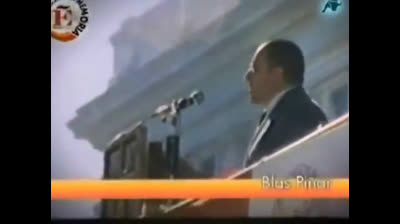 Grandioso Blas Piñar discurso en Plaza de Oriente